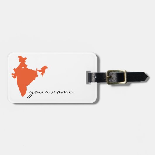 ♥ I India_luggage Umbau Gepäckanhänger (Vorderseite horizontal)