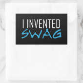 I Invented Swag Lite Rechteckiger Aufkleber (Tasche)