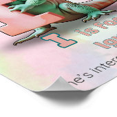 I is for Iguana – Alphabet Animal Nursery Poster (Ecke)