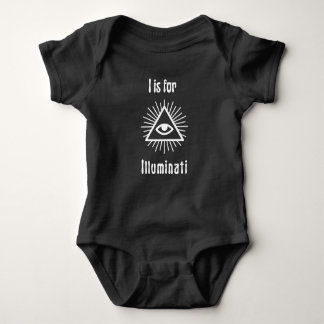 I is for Illuminati Baby Strampler