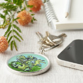 "I is Lucky!" lil' Kleeblatt Dragon Schlüsselanhänger (Seite)