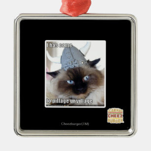 I ist gekommen, ur Dorf zu plündern Silbernes Ornament