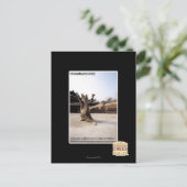 I iz Shaolin-Pfoten aus Zorn Postkarte (Stehend Vorderseite)