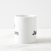 I Jainismus der Liebe-(Herz) Kaffeetasse (Mittel)