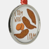 I Jamswurzel Silbernes Ornament (Rechts)