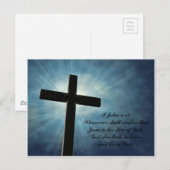 I John 4:15 Postkarte (Vorne/Hinten)
