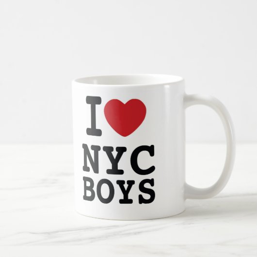 I Jungen-Kaffee-Tasse des Herz-NYC Kaffeetasse (Rechts)