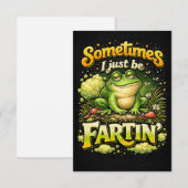 I Just Be Fartin’ Dankeskarte (Vorne/Hinten)