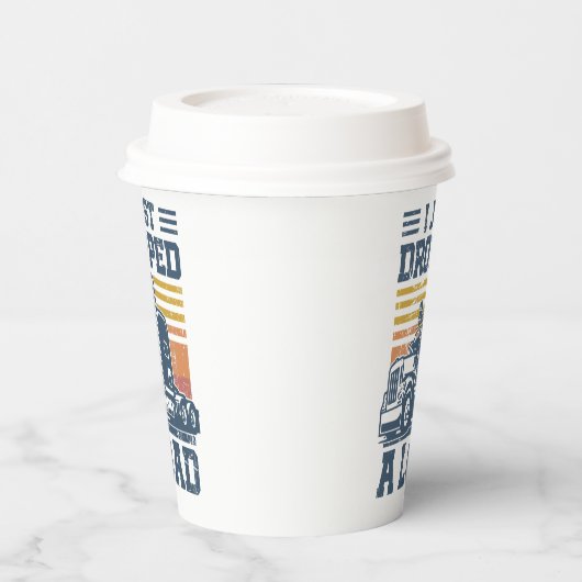 I Just Dropped A Load Gifts Funny Trucker Driver Pappbecher (Links)