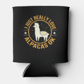 I just Echte Liebe Alpacas Liebe Alpaca Dosenkühler (Vorderseite)
