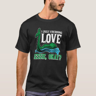 I just Liebe Nessie Loch Ness Monster Nessie Myth T-Shirt