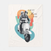 "I just Liebe You" Tanya & Greg - Der weiße Lotus Fleecedecke (Vorderseite)