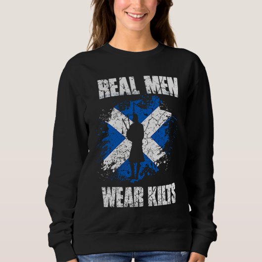 I just need to go to Scotland Funny Scotland Flag Sweatshirt (Vorderseite)