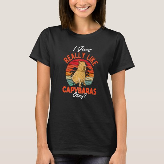 I just really like Capybaras  1 T-Shirt (Vorderseite)