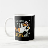 I Just Really Like Ducks Ok Funny Animal Lover Coo Kaffeetasse (Links)