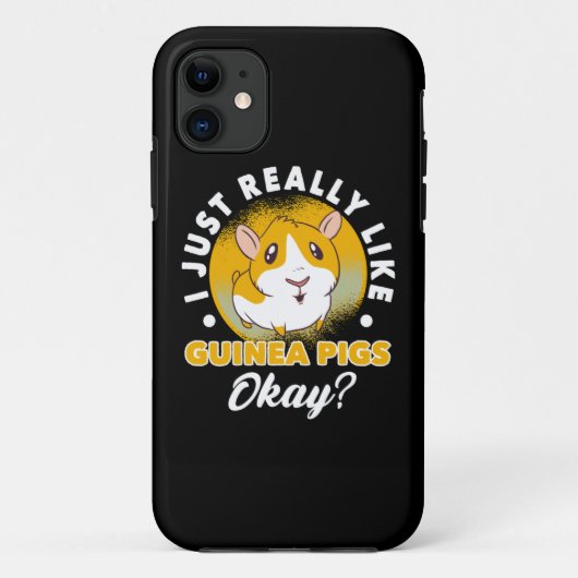 I Just Really Like Guinea Pigs Cavy Roddent Case-Mate iPhone Hülle (Rückseite)