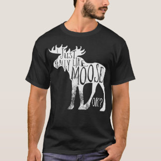 I Just Really Like Moose Stuff Christmas For Women T-Shirt