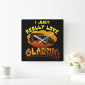 i just really love classic quadratische wanduhr (Zuhause)