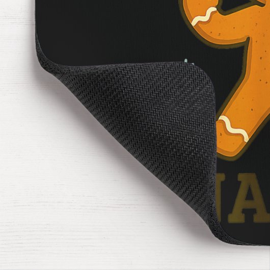 I Just Snapped Funny Gingerbread Christmas Mousepad (Ecke)