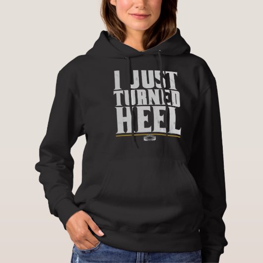 I just Turn Heel Pro Wrestling Smark Hoodie (Vorderseite)