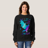 I just wanna Fly with Dragons Dragon Girl Space Sweatshirt (Vorne ganz)