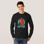I Just Wanna Hang With My Dog Dog Owner Dog Lover T-Shirt (Vorne ganz)