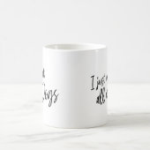 I Just Want All The Dogs Kaffeetasse (Mittel)