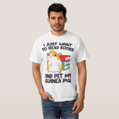I Just Want To Read Books 567n8d Pet My Guinea Pig T-Shirt (Vorne ganz)