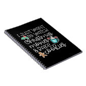 I just want to watch christmas movies bake cookies notizblock (Rechte Seite)