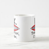 I.K. Deshalb schwamm ich Kaffeetasse (Mittel)