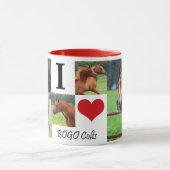 I Kaffee-Tasse 1 der Liebe-BOGO Colts Tasse (Zentrum)