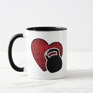I KAFFEE-TASSE DER LIEBE-KETTLEBELL TASSE