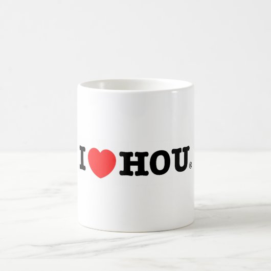I Kaffee-Tasse des Herz-HOU Kaffeetasse (Mittel)