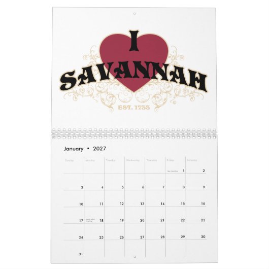 I Kalender Herz-SavanneEst 1733 (Jan 2027)