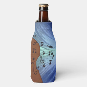I kann Liebe-Musik-Gitarren-Flasche und cooler Flaschenkühler