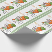 I Karotte über Sie Häschen Geschenkpapier (Ecke)