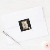 I keepz ur beerz quadratischer aufkleber (Umschlag)