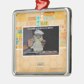 I kein wollen, um zu DA fancee partee zu gehen Silbernes Ornament (Links)