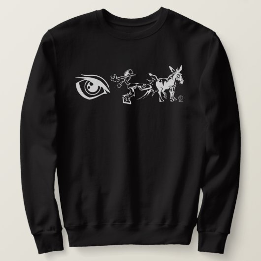 I KICK A** T - Shirt (Design vorne)