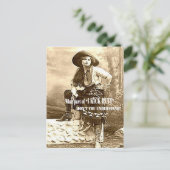 I Kick Hintern Western Cowgirl Postcard Postkarte (Stehend Vorderseite)