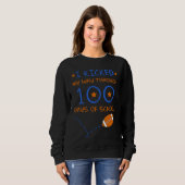 I Kicked My Way Through 100 Days Of School America Sweatshirt (Vorne ganz)