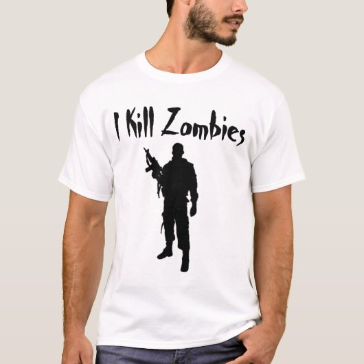 I KILL ZOMBIES - SHIRT (Vorderseite)