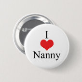 I Kindermädchen der Liebe-(Herz) Button (Vorne & Hinten)