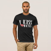 I Kiss Boys (Dark) T-Shirt (Vorne ganz)