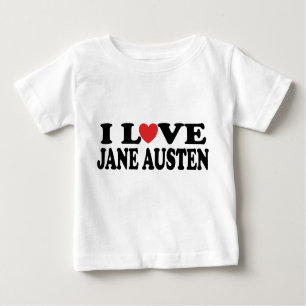 I Klassiker Liebe-Janes Austen Baby T-shirt