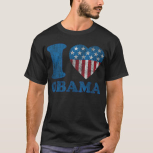 I klassische Sterne LiebeObama - Herz-Shirt der T-Shirt