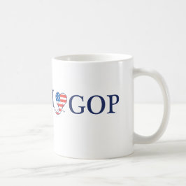 I klassische weißer Kaffee-Tasse Liebe GOP Kaffeetasse