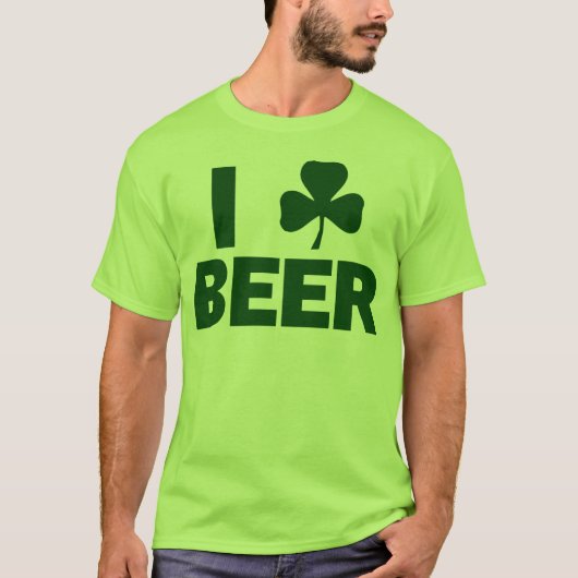 I Kleeblatt-Bier T-Shirt (Vorderseite)