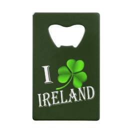 I Kleeblatt Ireland wt bocnt Geldbeutel Flaschenöffner