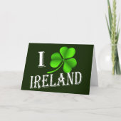 I Kleeblatt Ireland wt gcent Karte (Vorderseite)